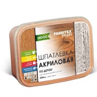 Шпатлевка акриловая по дереву FARBITEX ПРОФИ WOOD 0,8кг/0,5л венге 4300007162 фото в Строймикс