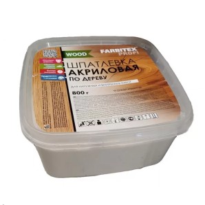 Шпатлевка акриловая по дереву FARBITEX ПРОФИ WOOD 0,8кг махагон 4300006018 фото из интернет-магазина Строймикс
