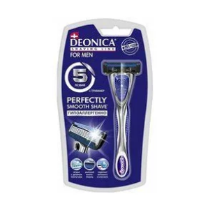 Бритва безопасная Deonica For Men 3 лезвия со сменной кассетой фото из интернет-магазина Строймикс