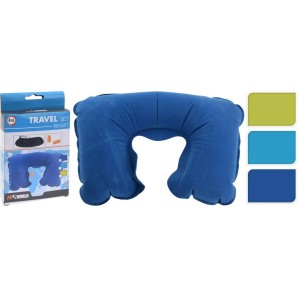 Набор для путешествий пластмассовый 3 пр беруши маска для сна подушка надувная под шею код 455267 фото из интернет-магазина Строймикс