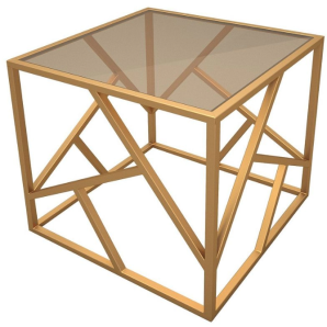 Стол журнальный Империал бронза 500*500*500 78612 фото из интернет-магазина Строймикс