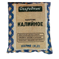 Удобрение сухое Огородник Калийное минеральное гранулированное 0,7 кг арт 130828 фото в Строймикс