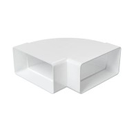 Колено плоское горизонтальное 55х110 мм арт. 511КГП фото в Строймикс