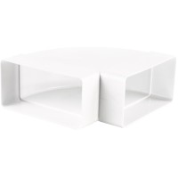 Колено горизонтальное пластик 90 60*204 фото в Строймикс