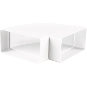 Колено горизонтальное пластик 90 60*204 фото из интернет-магазина Строймикс