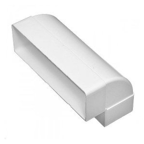 Колено вертикальное пластик 90 60*204 620КВП фото из интернет-магазина Строймикс