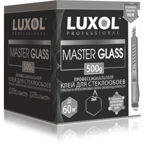 Клей обойный LUXOL Master Glass 500гр. фото из интернет-магазина Строймикс