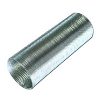 Воздуховод гибкий алюминиевый гофрированный L до 1.5м 15ВА 1.5 фото в Строймикс