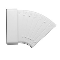 Колено разноугловое горизонтальное пластик 60*204 620КРП фото в Строймикс