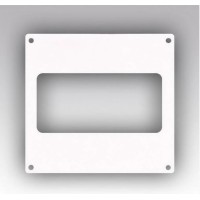 Накладка торцевая пластик 150*150 для воздуховода 60*120 612 НПП фото в Строймикс