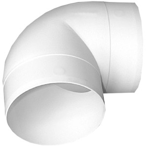 Колено круглое пластик D100 10ККП фото из интернет-магазина Строймикс