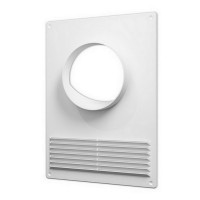 Площадка торцевая пластиковая с решеткой 180*250 фланец D150 150ПТПР фото в Строймикс