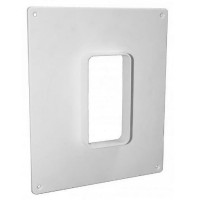 Площадка торцевая вертикальная пластиковая 180*250 фланец 60*120 612ПТВ фото в Строймикс