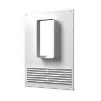 Площадка торцевая вертикальная пластиковая с решеткой 180*250 фланец 60*120 612ПТВР фото в Строймикс