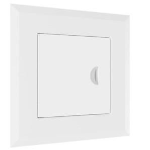 Люк ревизионный ЛТМп 160*160 фланец 100*100 ручка магнит окраш сталь Evecs фото из интернет-магазина Строймикс