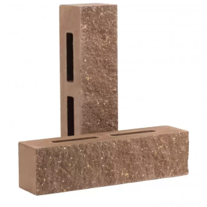 Кирпич узкий пустотелый фактурный шоколад 1КБОЛ-МЦП-25.6.6,6-5-к-СТБ 1008-95 арт КУПф-М5 фото из интернет-магазина Строймикс