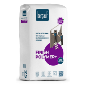 Шпаклевка финишная на полимерной основе Bergauf Finish Polymer + 25 кг фото из интернет-магазина Строймикс