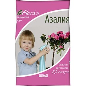 Плодотворный грунт Флорика Азалия-Камелия 2,5 л фото из интернет-магазина Строймикс