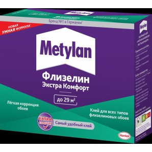 Клей обойный Метилан флизелин экстра комфорт 200 г фото из интернет-магазина Строймикс