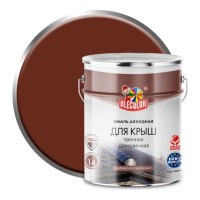 Эмаль алкидная для крыш шоколадный (5 кг) OLECOLOR О3М67061. страна происх. РОССИЯ фото в Строймикс