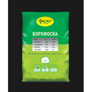 Удобрение сухое Фаско минеральное Борофоска 1 кг арт 94742 фото из интернет-магазина Строймикс