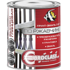 Грунт-эмаль по ржавчине EUROCLASS 1.9 кг синяя фото из интернет-магазина Строймикс