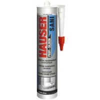 Герметик силикон санитар Hause SANI белый 260мл фото в Строймикс