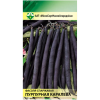 Семена Фасоль Пурпурная королева спаржевая 7 г фото в Строймикс