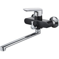 Смеситель для ванны D35-A, серия 280 черный, ECONOCE, арт.EC0282BL фото в Строймикс