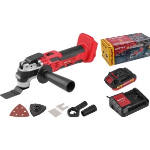 Аккум. многофункциональный инструмент (реноватор) WORTEX СSM 3020 в кор. + аксессуары МЕГА АКЦИЯ, арт.0325246 фото из интернет-магазина Строймикс