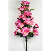 Букет бутонов роз декоративных 24 головы 73 см арт БС119 фото в Строймикс