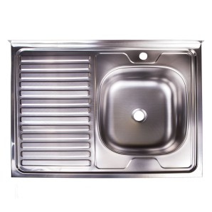 Мойка 60*80 прав вып 1 1/2 Эконом 13 см фото из интернет-магазина Строймикс