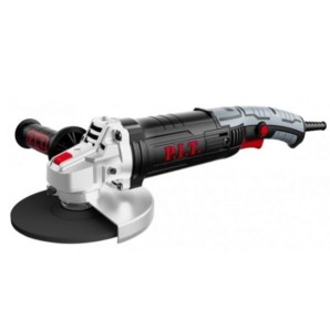 Машина шлифовальная угловая 220В 125 мм 1200Вт 11000 об/мин длин рукоят PIT PWS125-C7 фото из интернет-магазина Строймикс