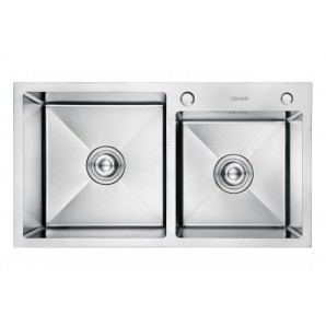 Мойка кухонная премиум из нерж стали К37843-S 780*430 Gerhans фото из интернет-магазина Строймикс