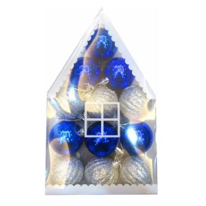 Набор шаров Домик 12шт 5см 007656 фото из интернет-магазина Строймикс