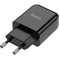 Сетевое зарядное устройство hoco N2 USB черный 28807 фото в Строймикс