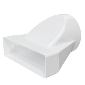 Переходник СПКП D125 эксцентриковый 60*120 пластик ERA фото из интернет-магазина Строймикс