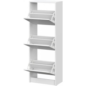 Тумба для обуви Mio Tesoro Бис-3 белый текстурный фото из интернет-магазина Строймикс