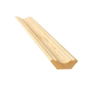 Плинтус ПЛ-6 1 сорт 45*12*3000 мм с фаской фото из интернет-магазина Строймикс