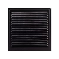 Вентрешетка STORM 200*200 мм черный RS-2020-BL фото в Строймикс