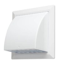 Вентрешетка STORM 170*170мм с обратным клапаном и фланцем коричневая 125мм KF-1717-F125BR фото в Строймикс