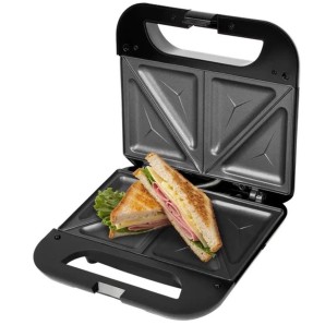 Сэндвичница электрическая RageX R732 сэндвичи 750Вт черная фото из интернет-магазина Строймикс