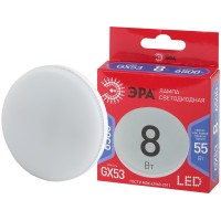 LED GX-8W-865-GX53 R ЭРА (диод. таблетка 8Вт хол) фото в Строймикс
