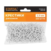 Крестики д/кафеля 2,5мм 200шт STARTUL MASTER (ST4404-25) (СВП) фото в Строймикс