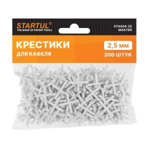 Крестики д/кафеля 2,5мм 200шт STARTUL MASTER (ST4404-25) (СВП) фото из интернет-магазина Строймикс