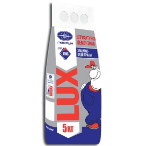 Штукатурка Люкс защ.-отделочная цементная 5кг фото из интернет-магазина Строймикс