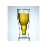 Бокал для пива с двойными стенками, 480 мл, PERFECTO LINEA (Бокал стеклянный, ручной работы, с двойными стенками из боросиликатного стекла.) фото в Строймикс