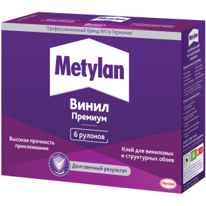 Клей обойный Metylan Винил премиум без индикатора, 200 гр. фото из интернет-магазина Строймикс