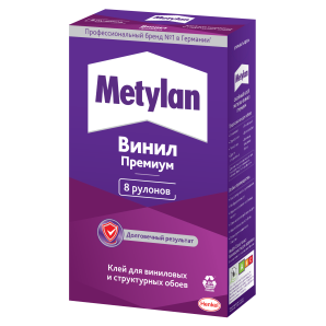 Клей обойный Metylan Винил премиум без индикатора, 250 гр. фото из интернет-магазина Строймикс