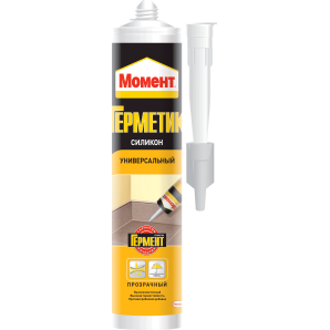 Герметик Момент силиконовый универсальный прозрачный, 280 мл. фото из интернет-магазина Строймикс